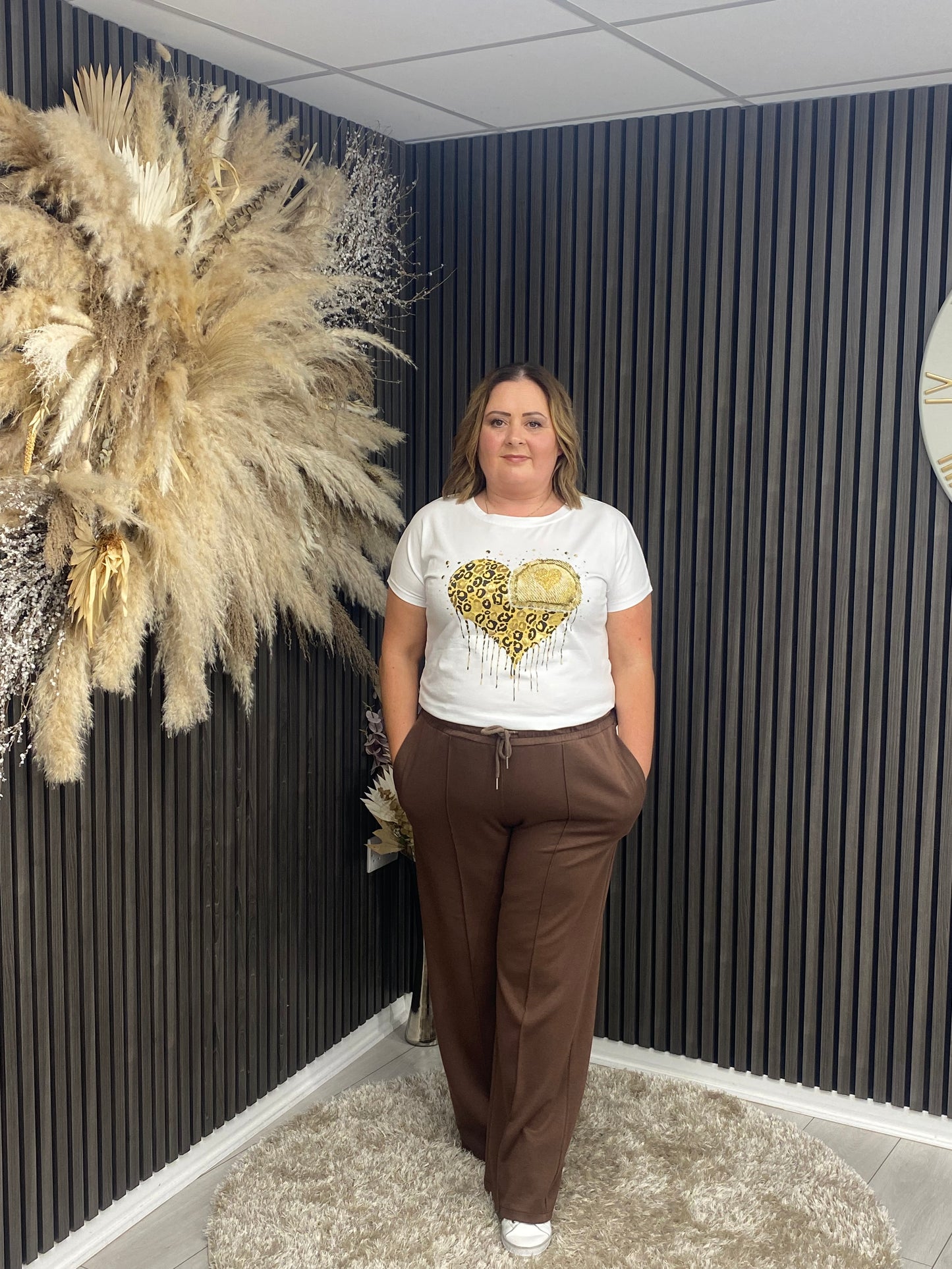 DIANE TROUSERS - BROWN
