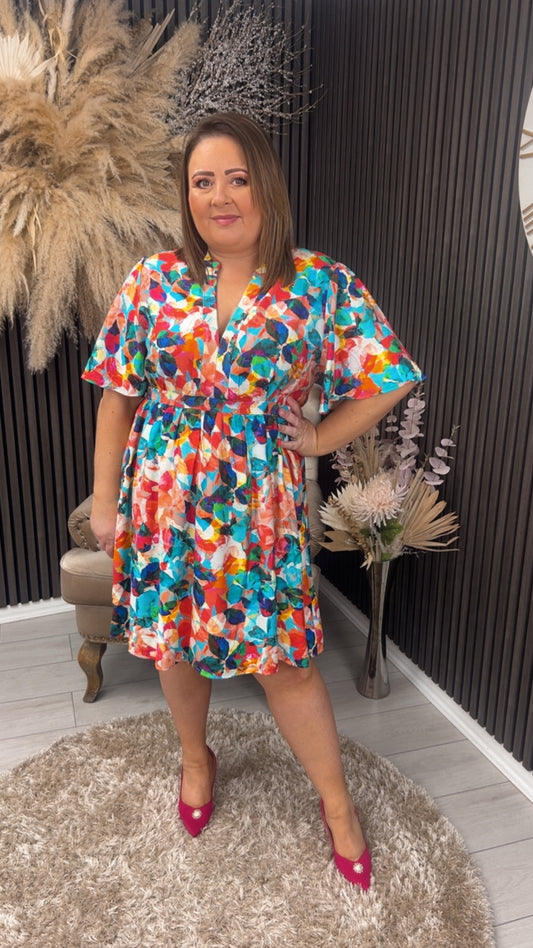 LINA DRESS - MULTI