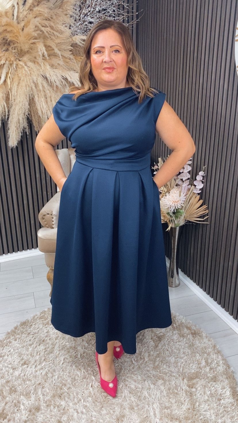 BETTY DRESS - NAVY