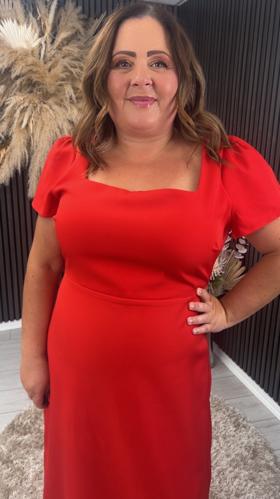 VALENTINA DRESS - RED