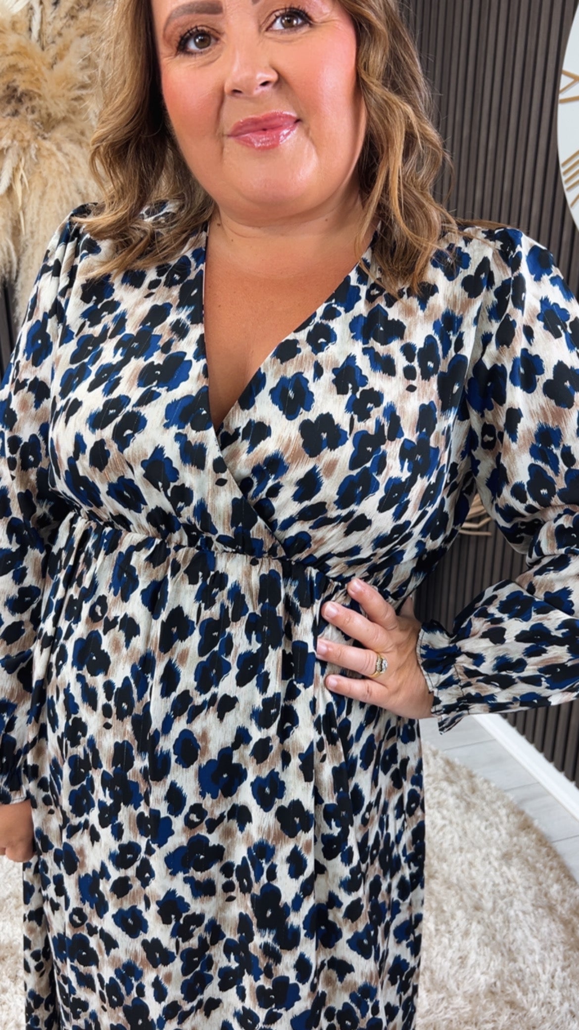 PAULINE DRESS - ANIMAL PRINT