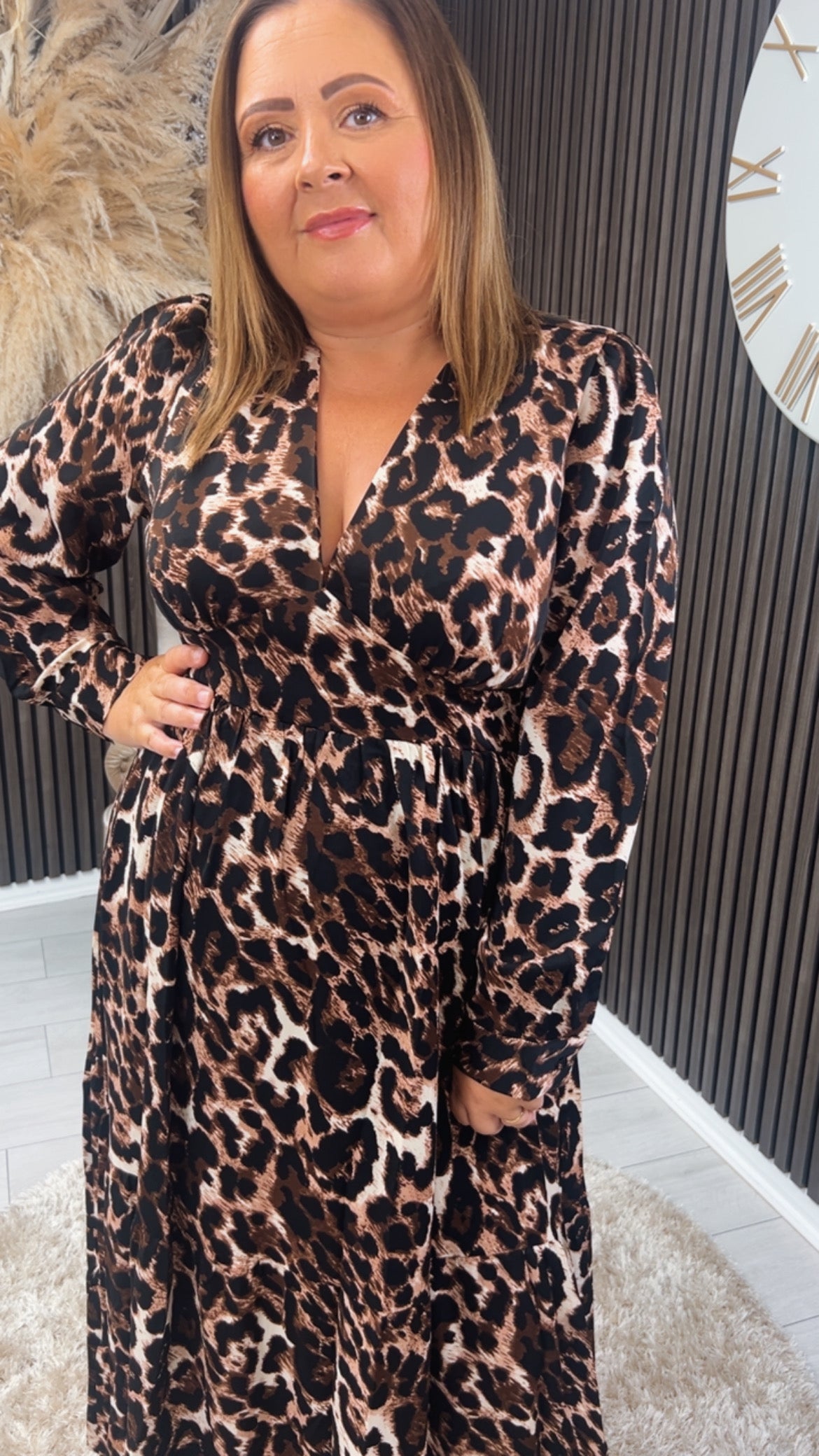 MARTA DRESS - ANIMAL PRINT