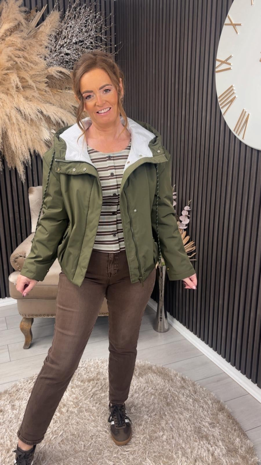 ANNETTE COAT - KHAKI
