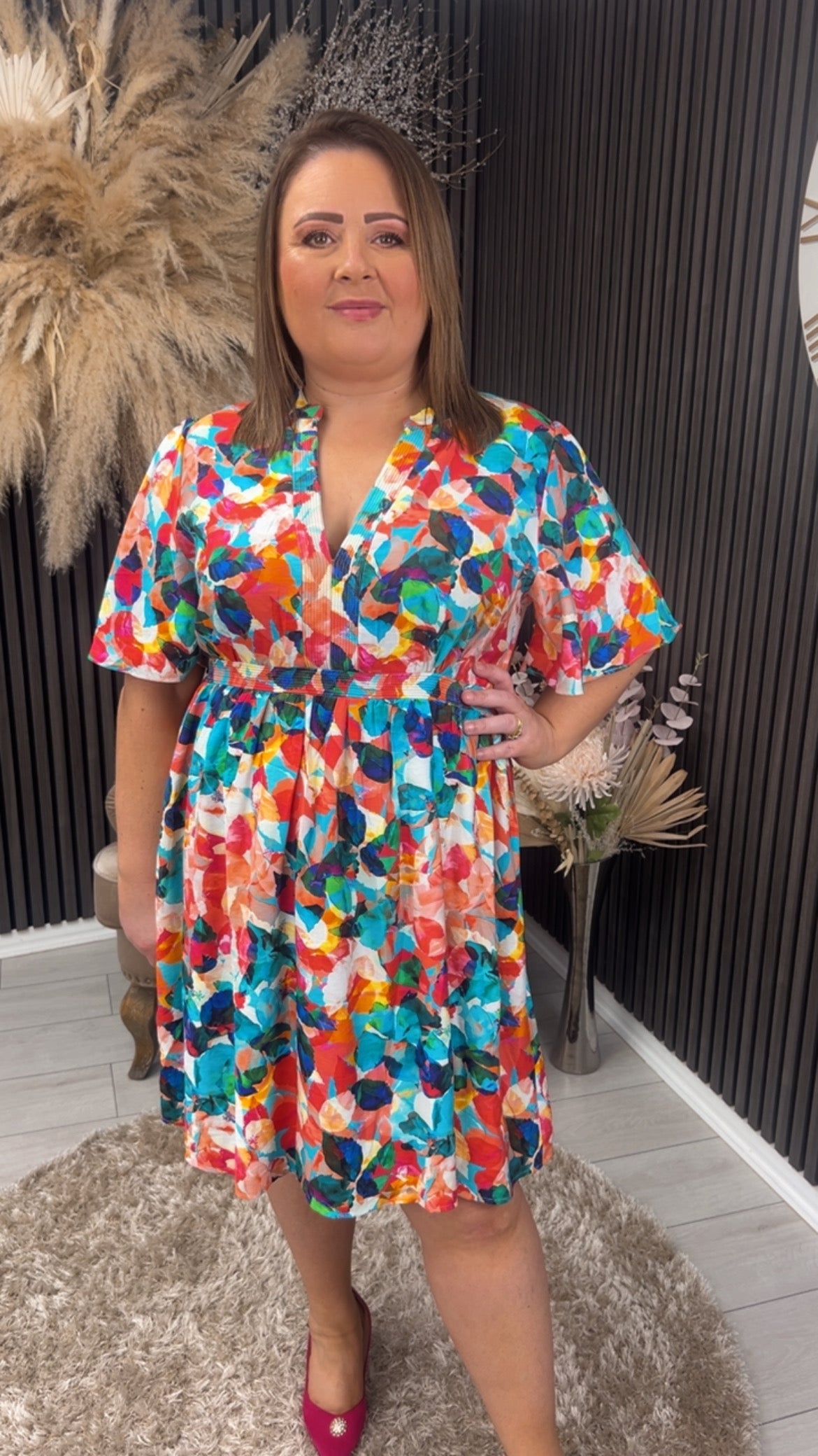 LINA DRESS - MULTI