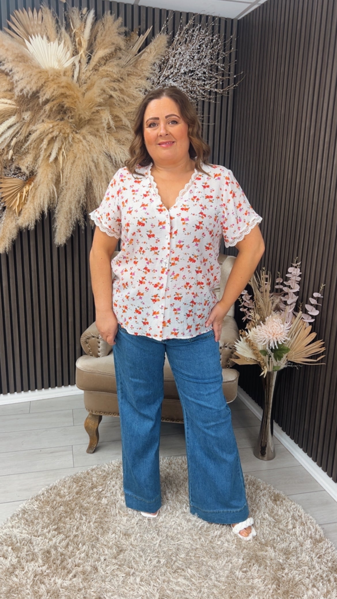 CATHERINE TOP - CREAM