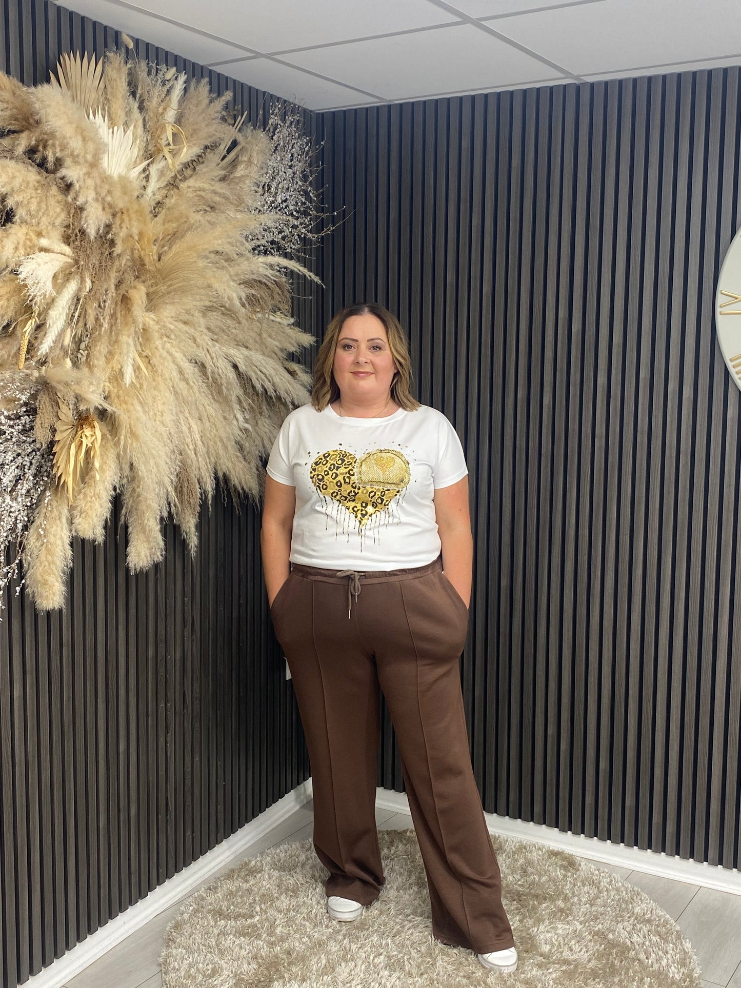 DIANE TROUSERS - BROWN