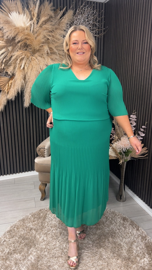 STACEY DRESS - GREEN
