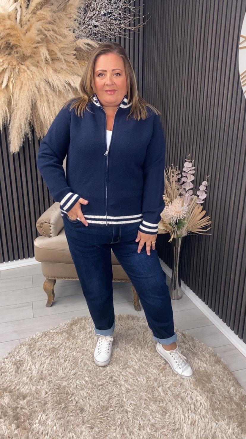 BETSY JACKET - NAVY