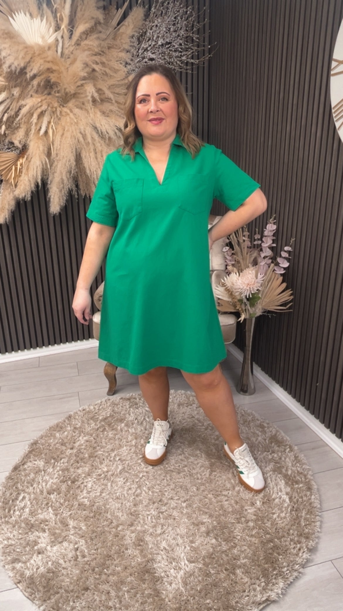 HEATHER DRESS - GREEN