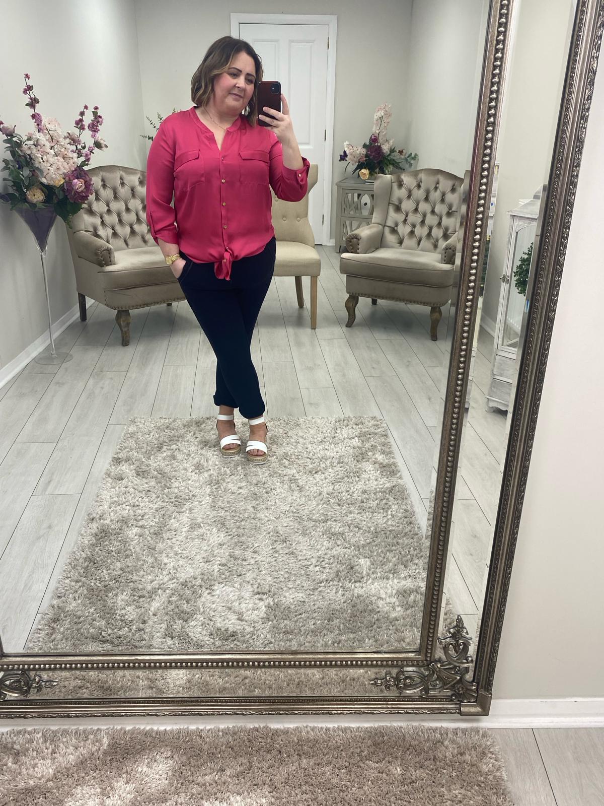 MICHELLE SHIRT - FUCHSIA