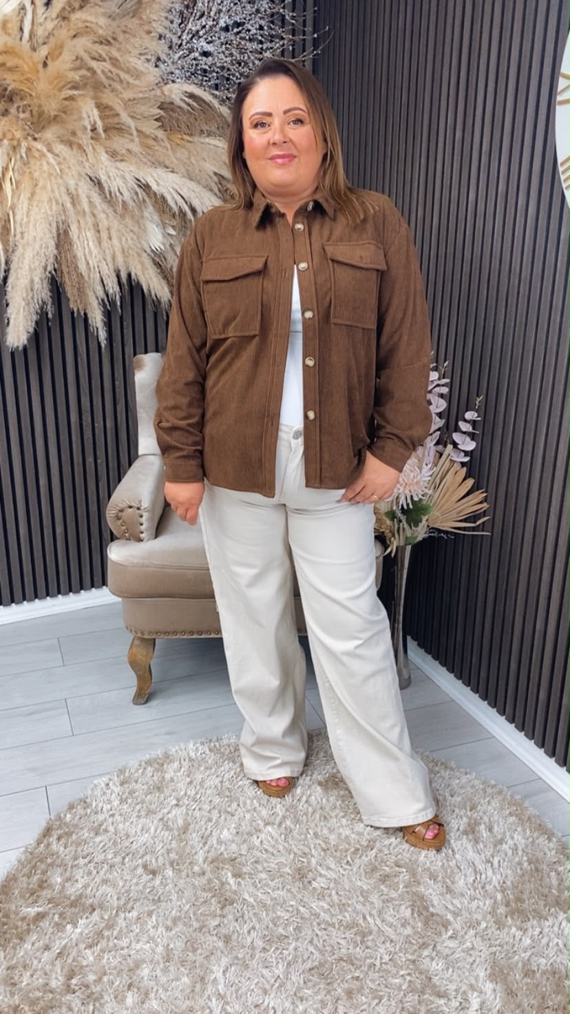 RITA JACKET - BROWN