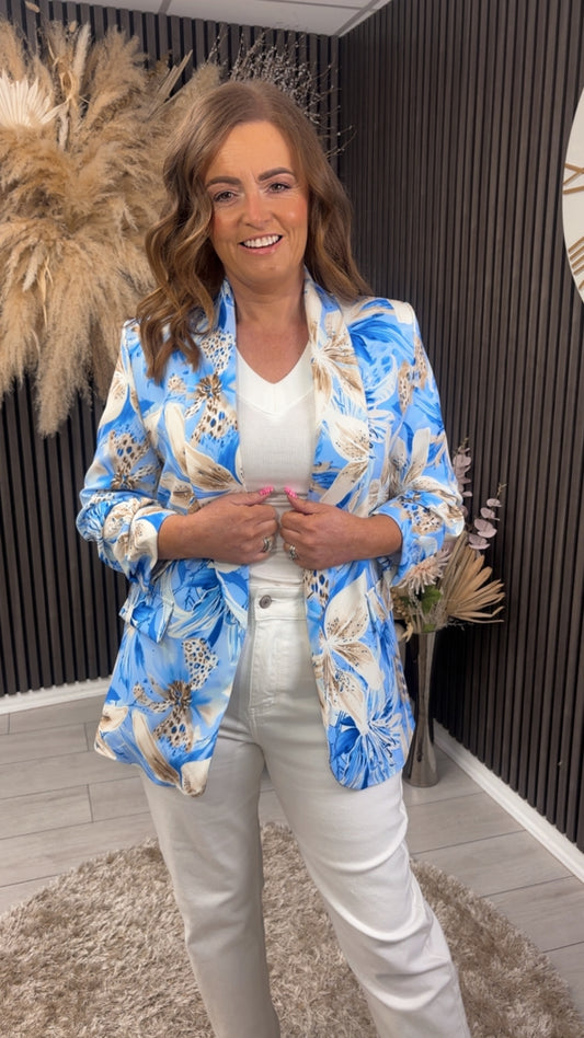 LILLY BLAZER - BLUE