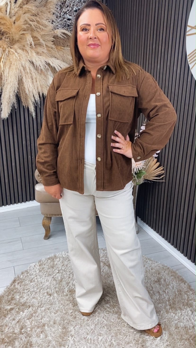 RITA JACKET - BROWN
