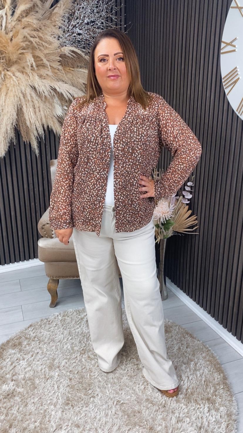 TIFFANY SHIRT - BROWN