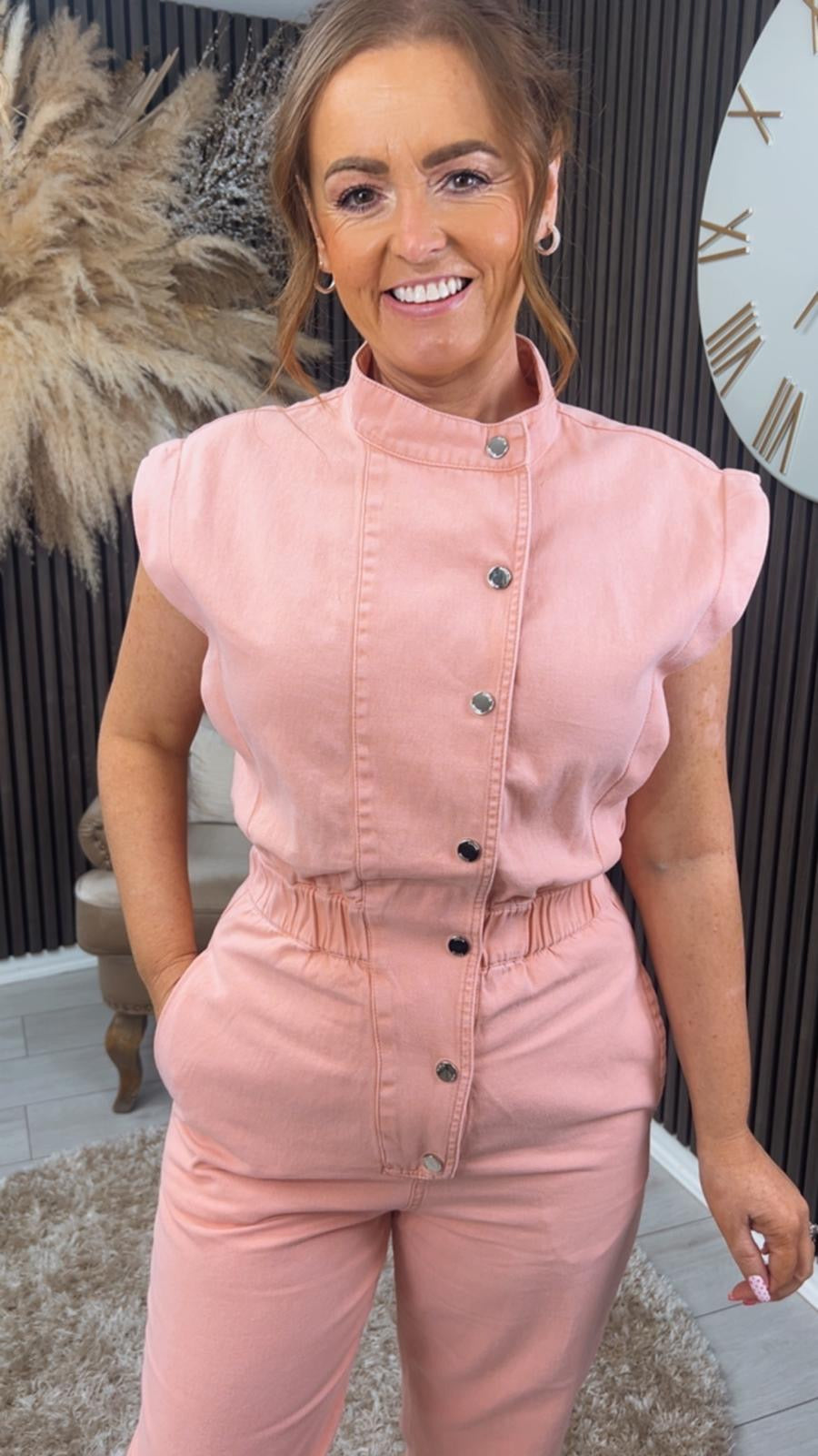 KAITLIN JUMPSUIT - ROSE