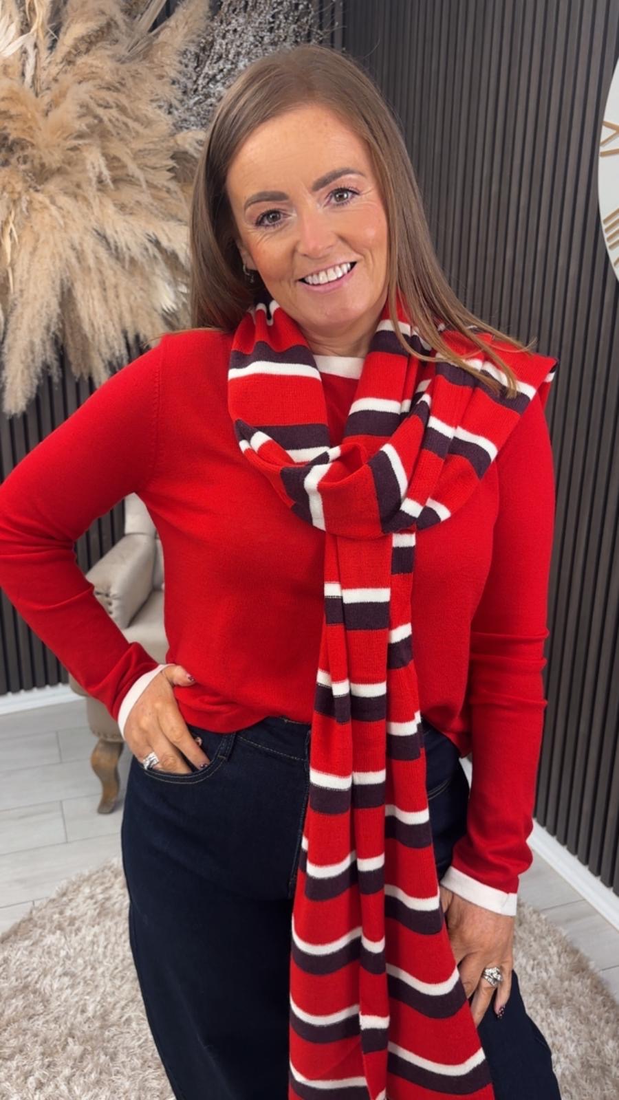 MORGAN TOP - RED