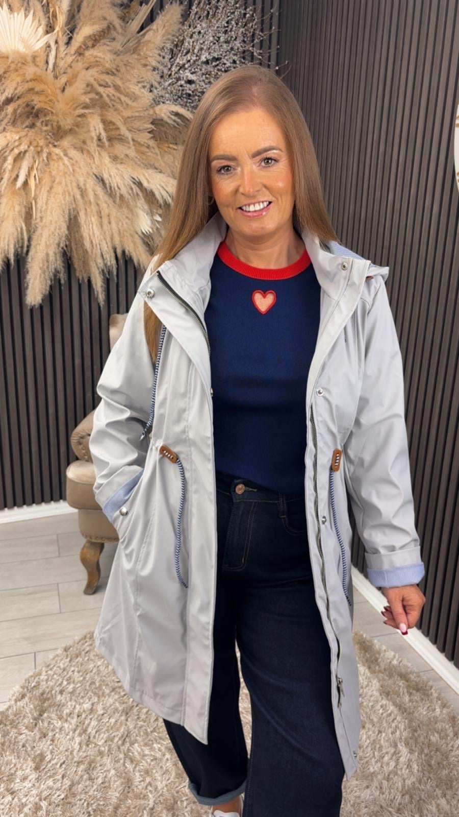 KATH RAINCOAT - GREY
