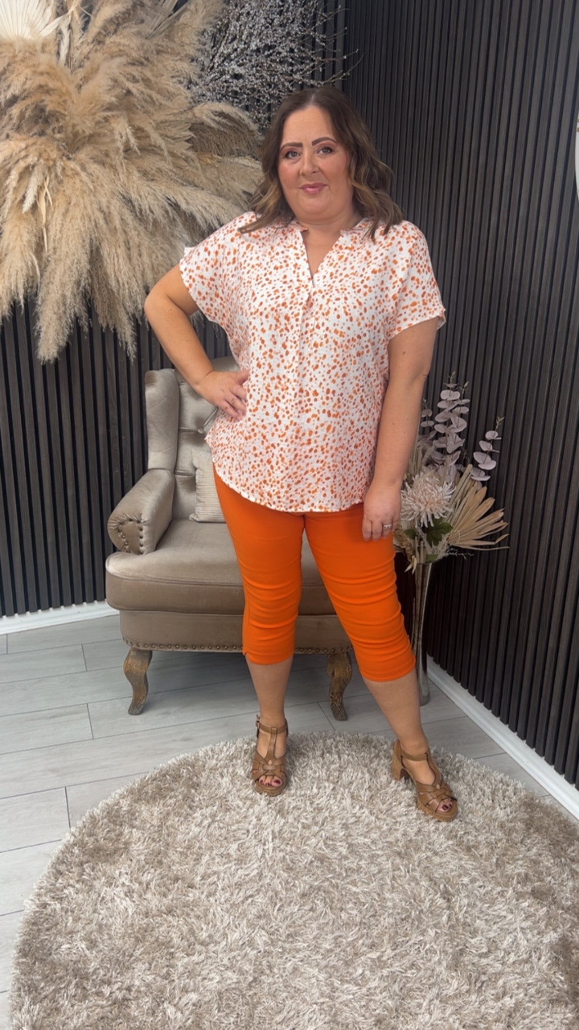 WILLOW TOP - ORANGE