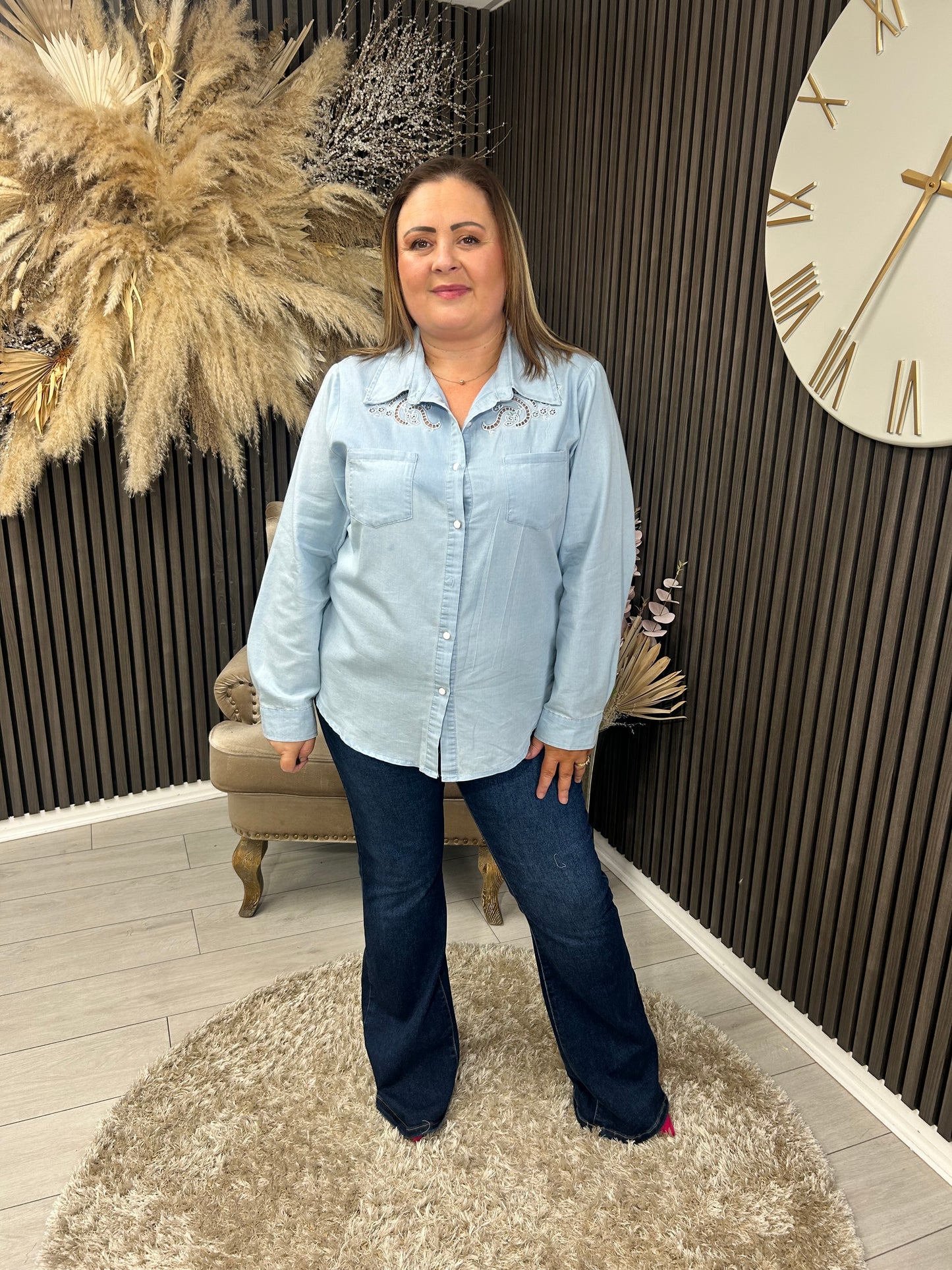 BRIANA SHIRT - BLUE