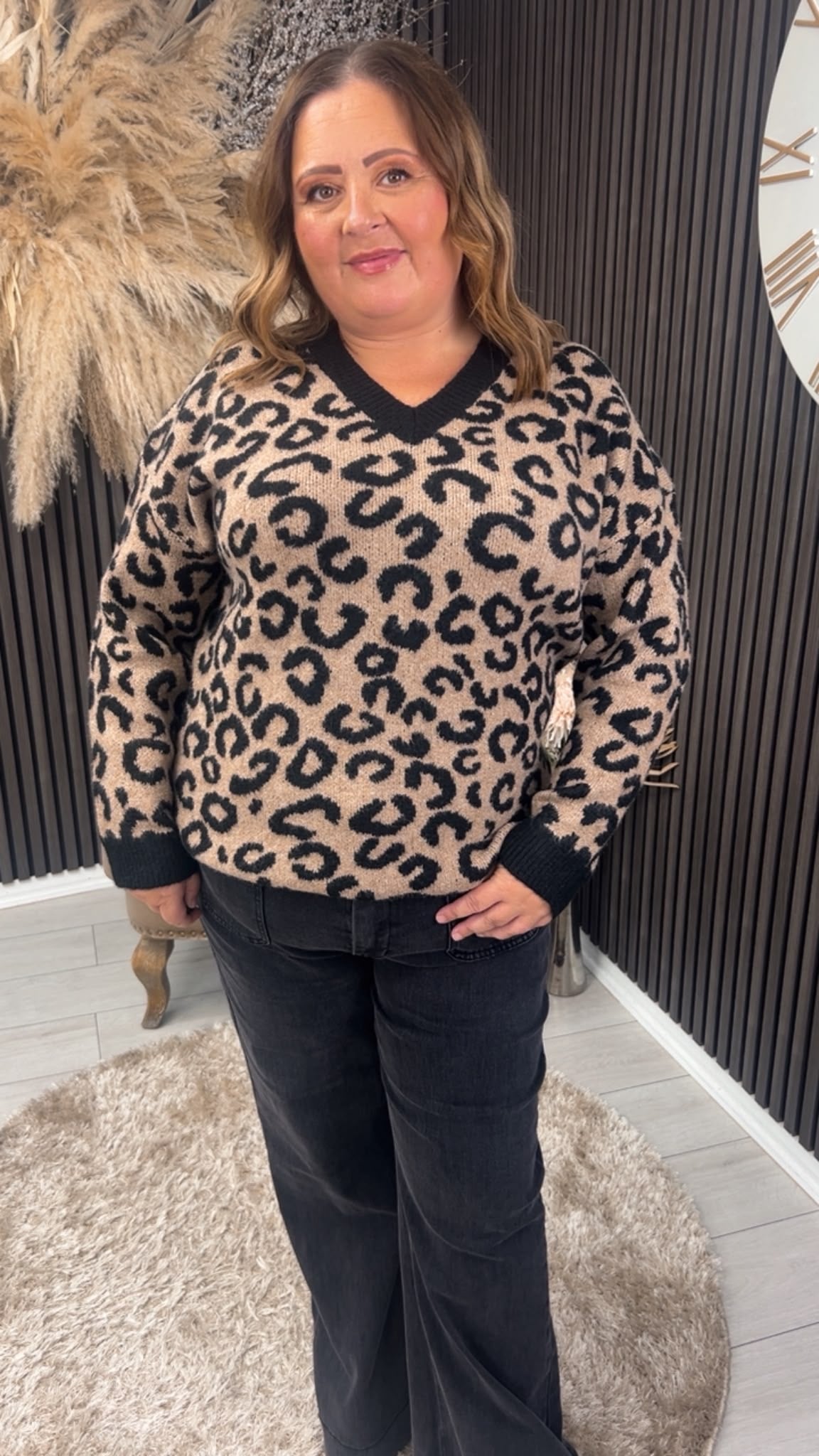 GEORGIE JUMPER- LEOPARD
