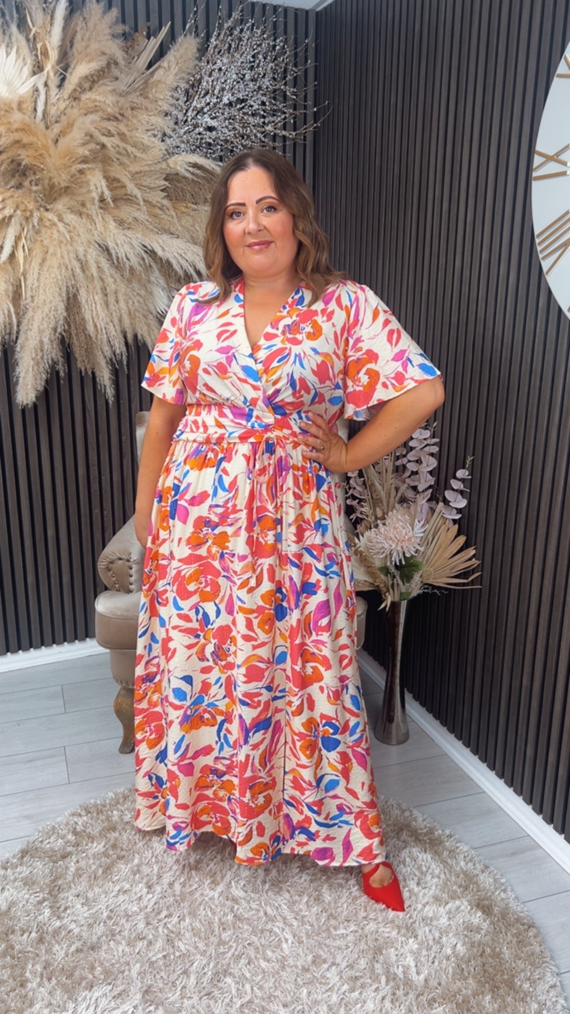 ZELDA DRESS - ORANGE