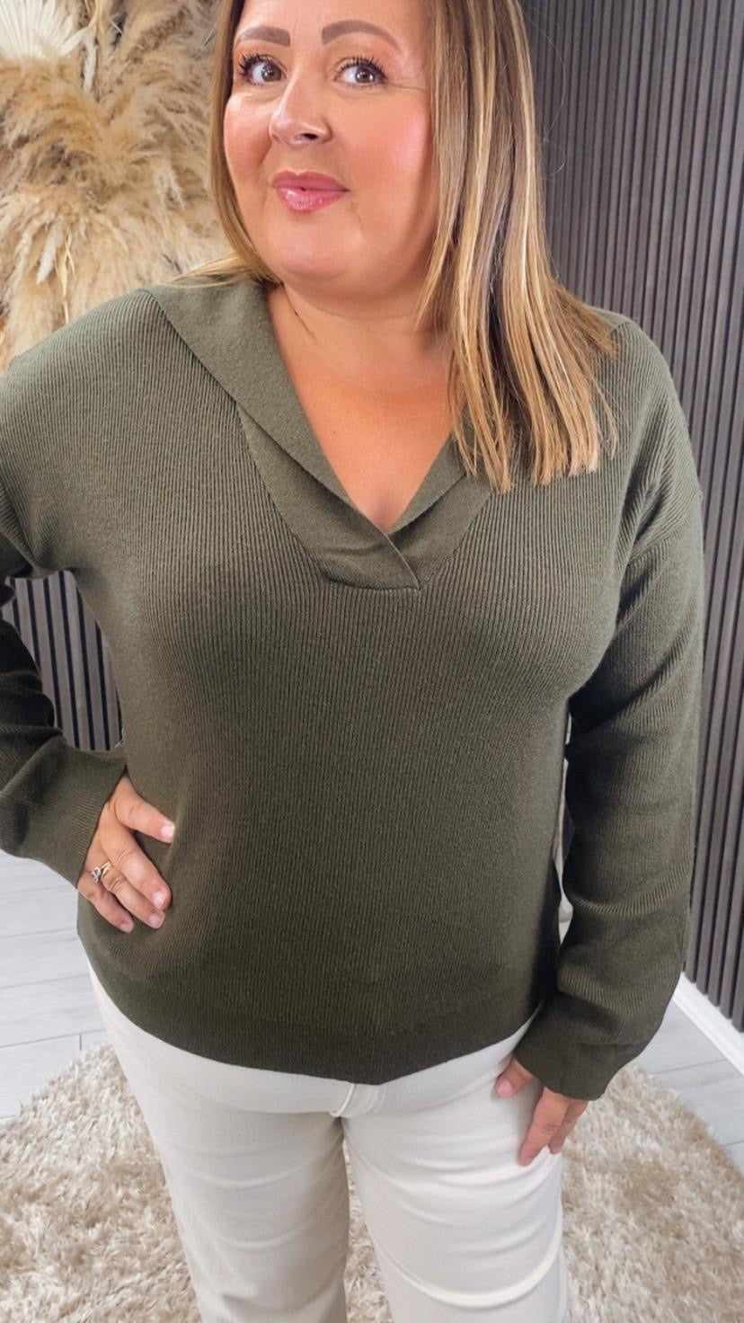 TEGAN JUMPER - KHAKI