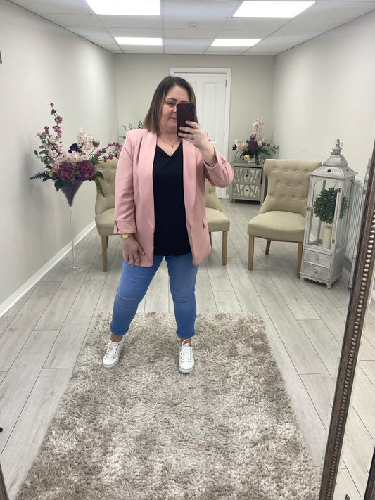 LILIAN BLAZER - BLUSH
