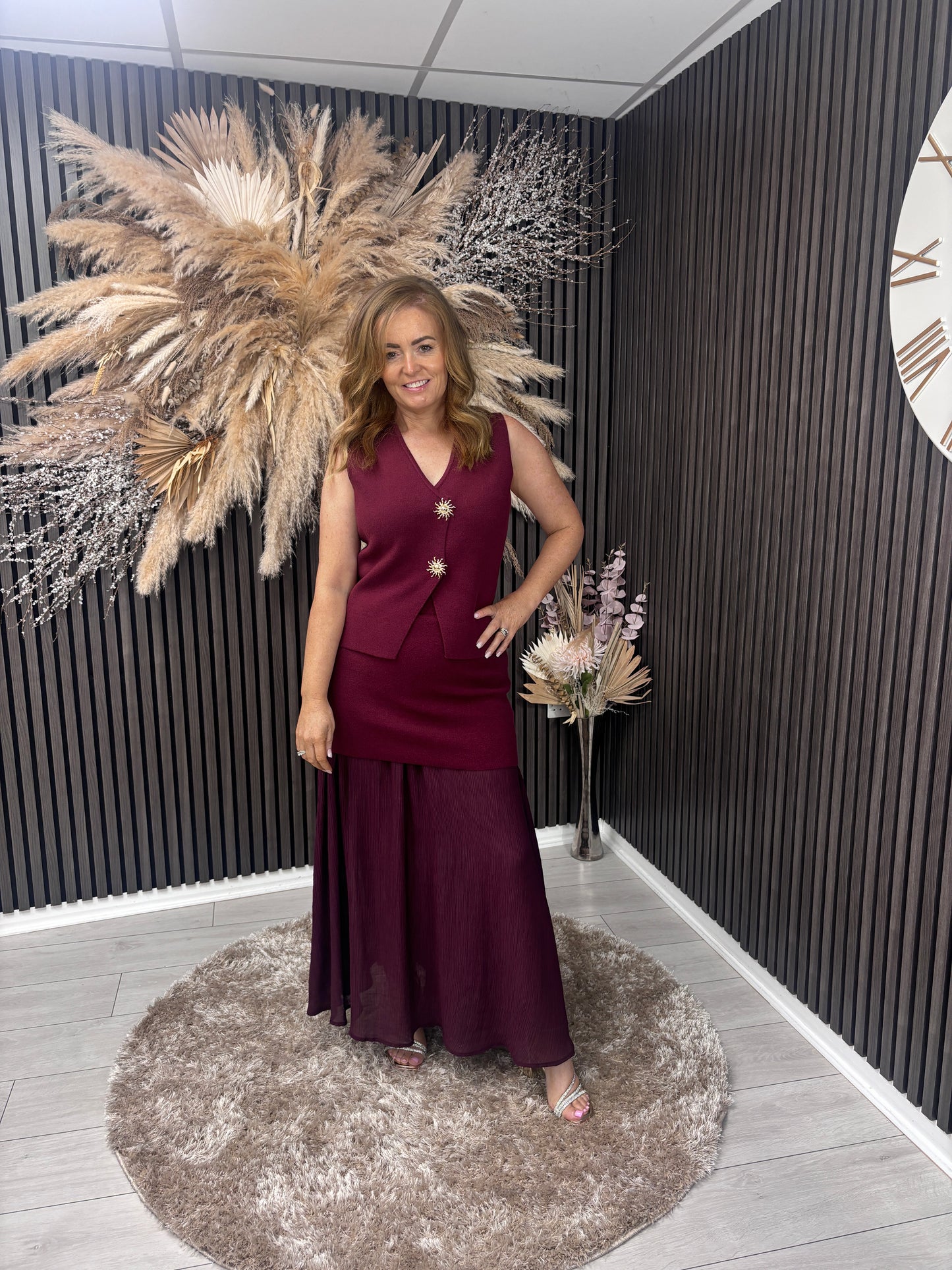 MARCILLA SKIRT - BORDEAUX