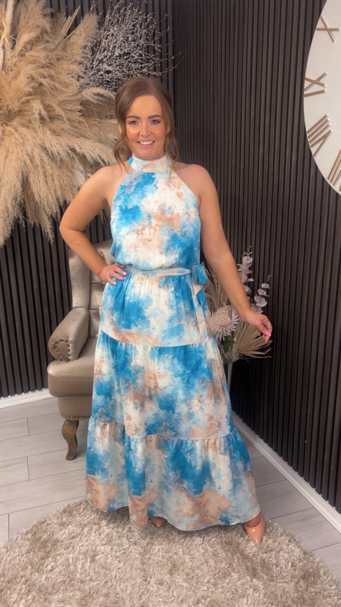 ZAYNAB DRESS - BLUE