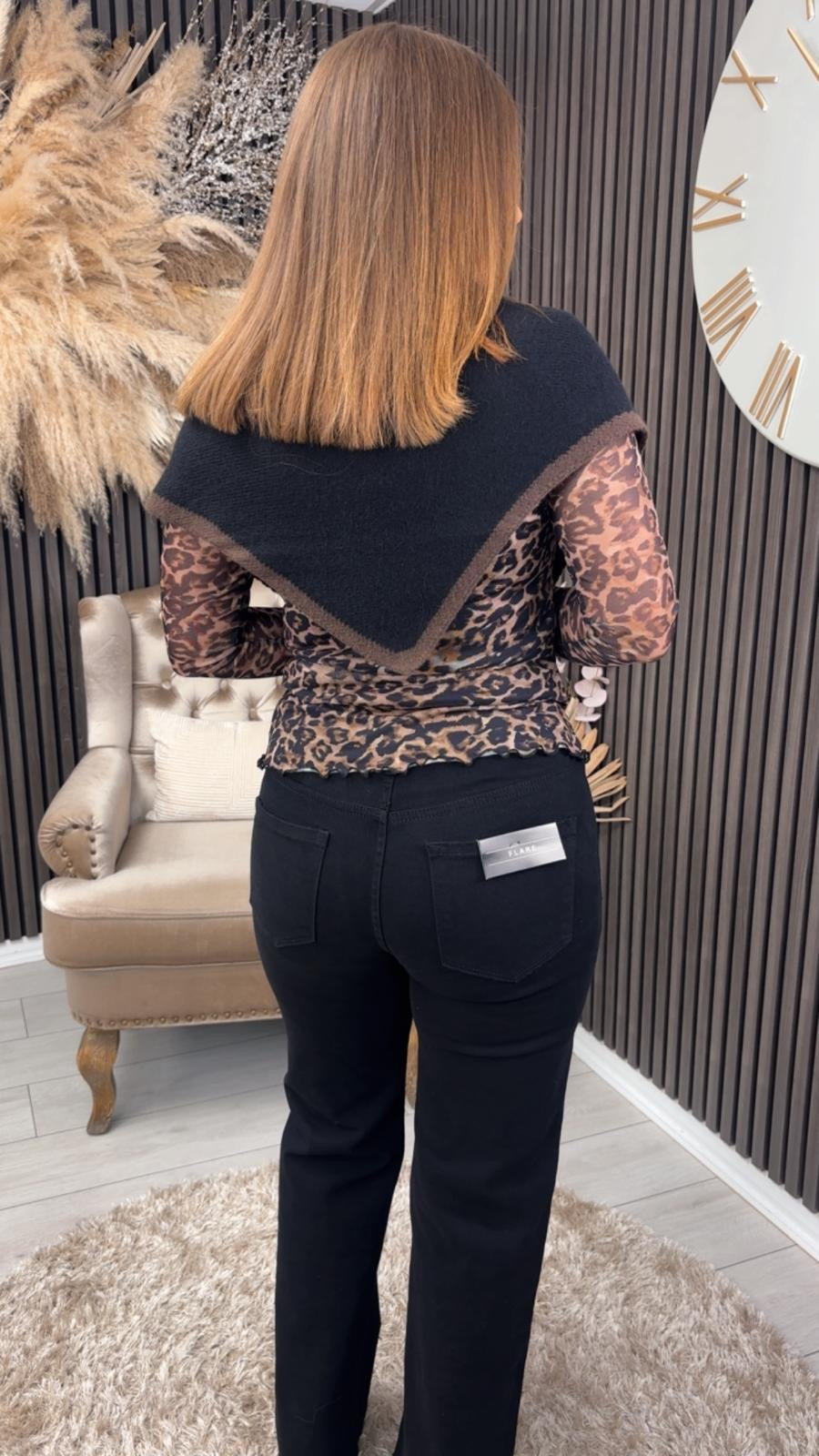 MEG SCARF - BLACK