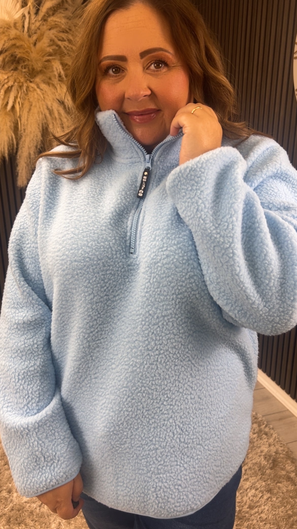 AIDEEN FLEECE - BLUE