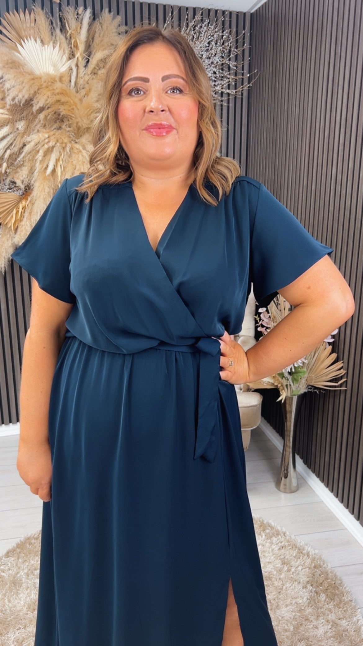 TRACEY DRESS - NAVY