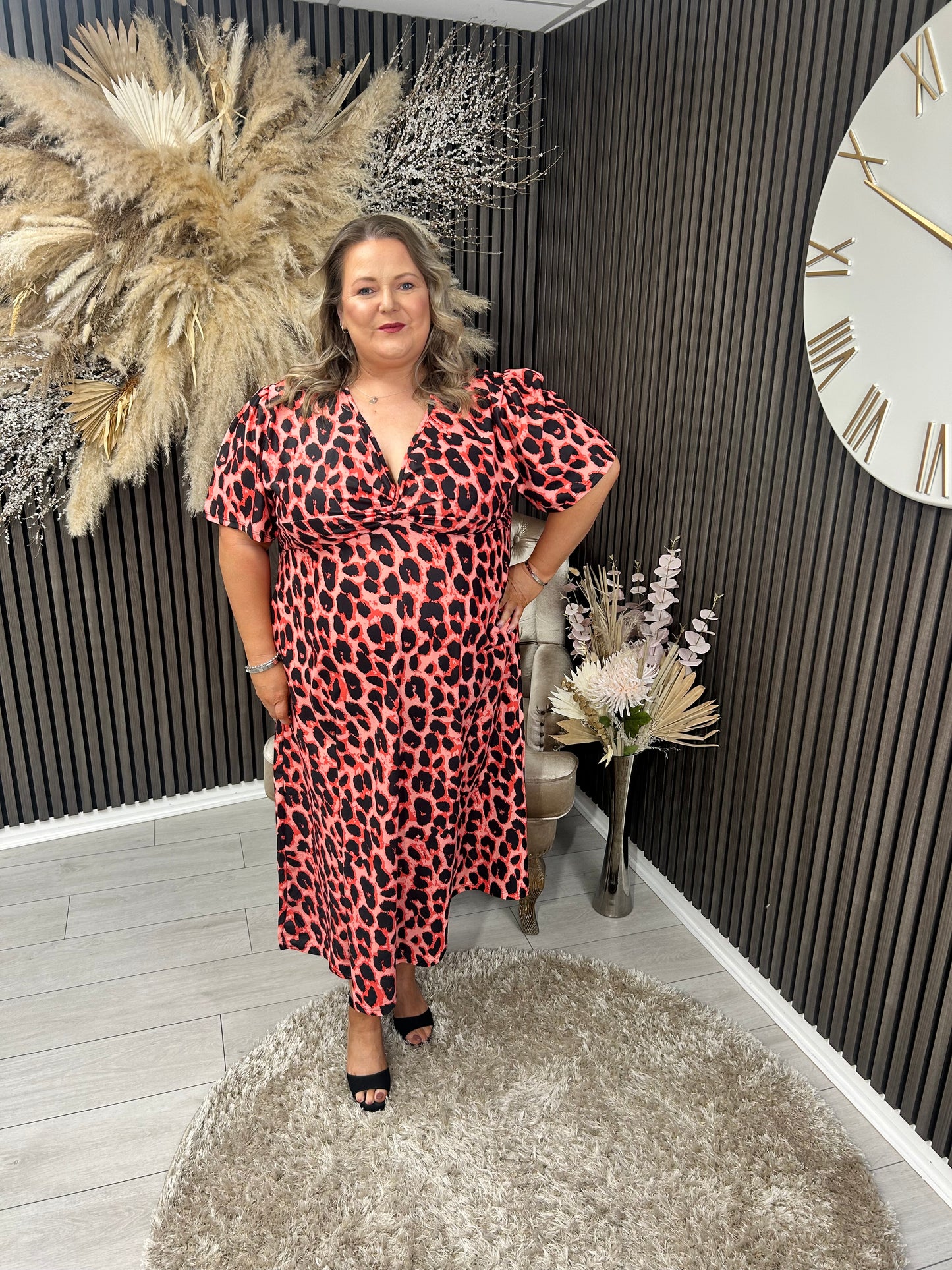 MACKENZIE DRESS - CORAL