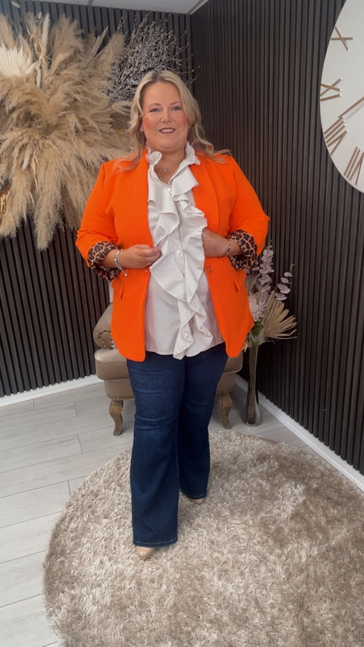 MIRA BLAZER - ORANGE