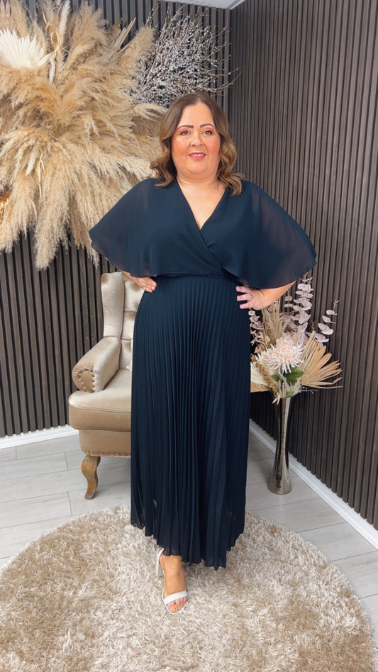 MARGARIETTE DRESS - NAVY