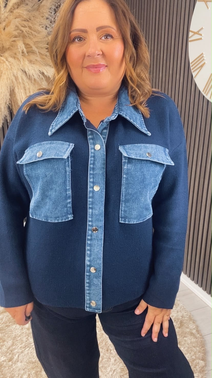ABI JACKET - NAVY