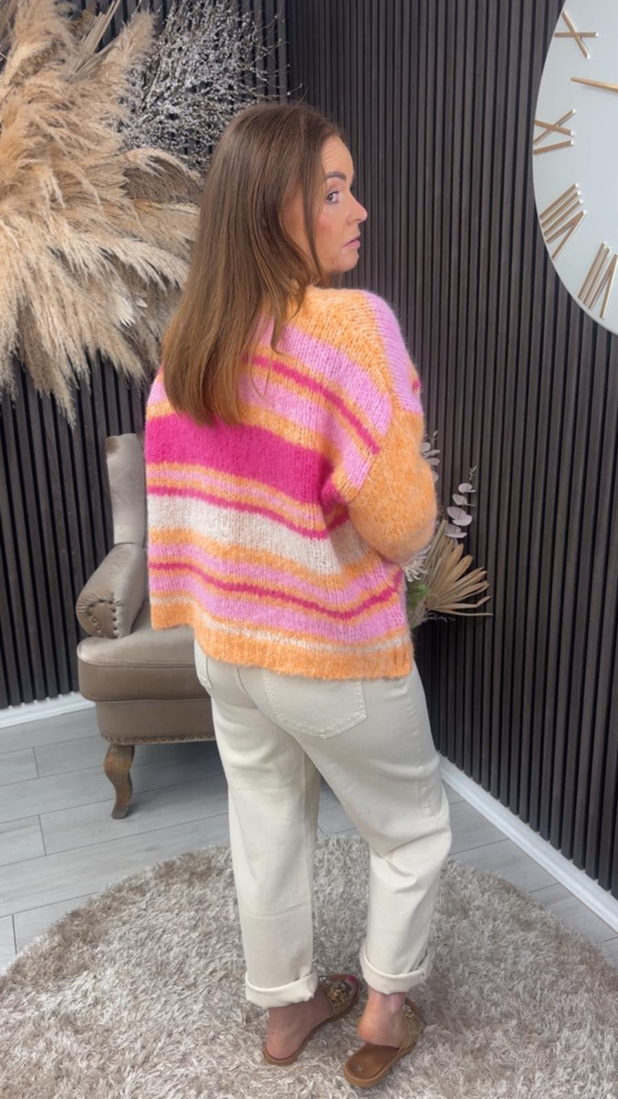 BROOKE CARDIGAN - ORANGE