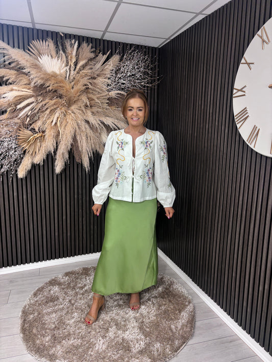 JANE SKIRT - GREEN
