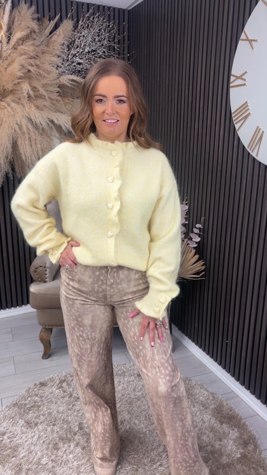 NICOLA CARDIGAN - YELLOW