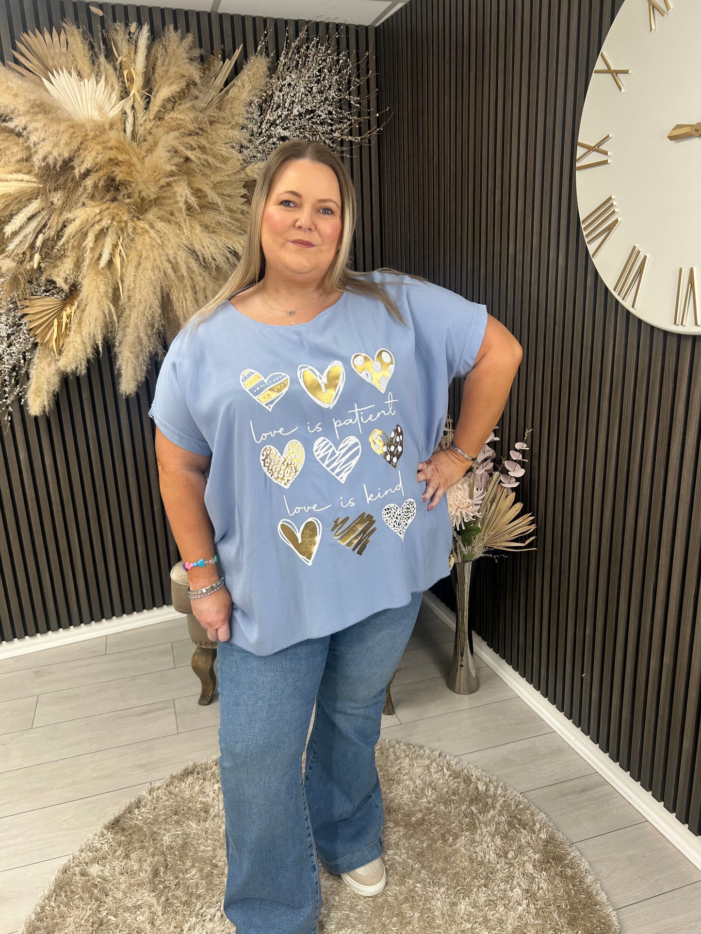 ELLEN TOP - BLUE