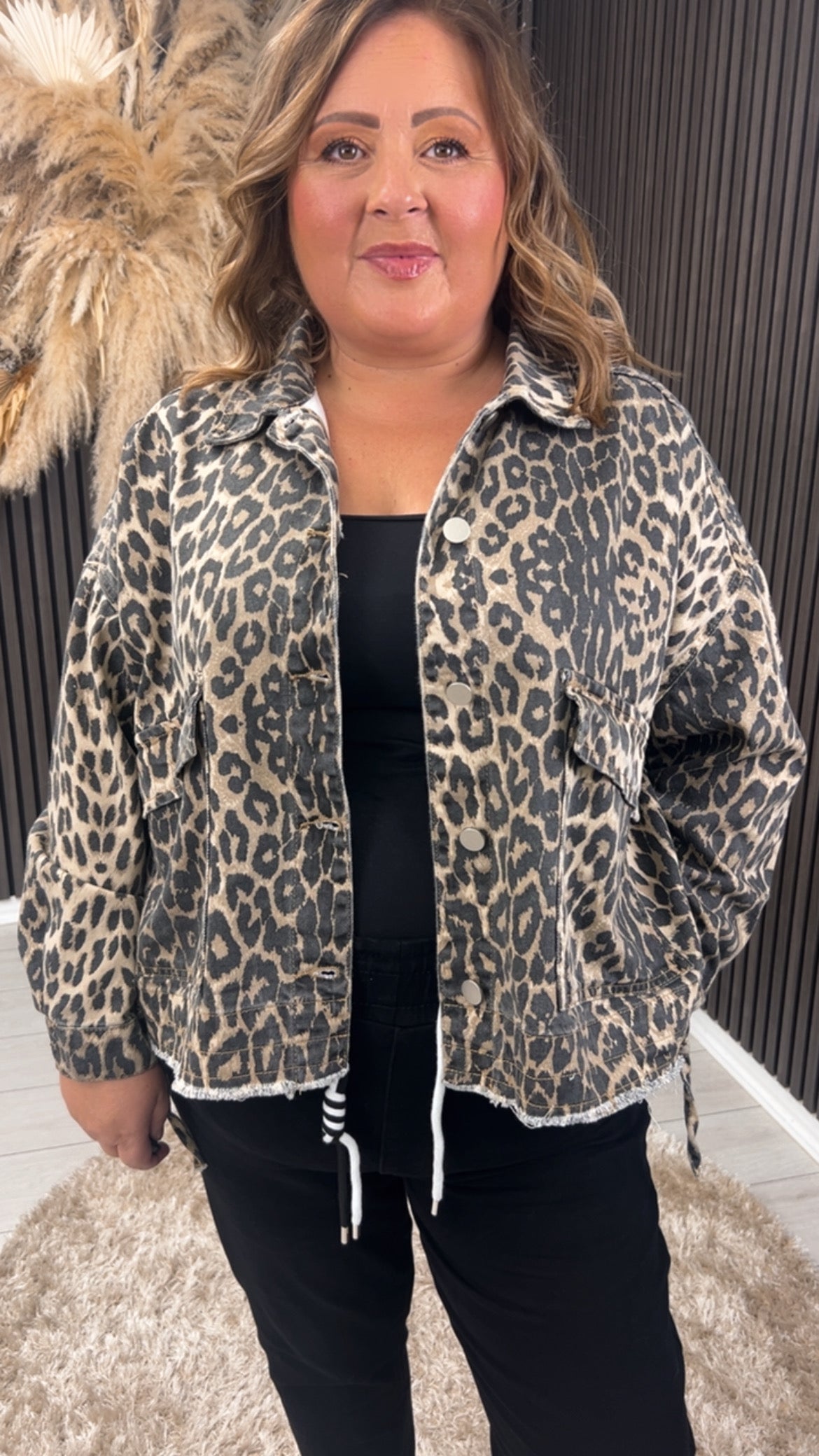 OLGA JACKET - LEOPARD
