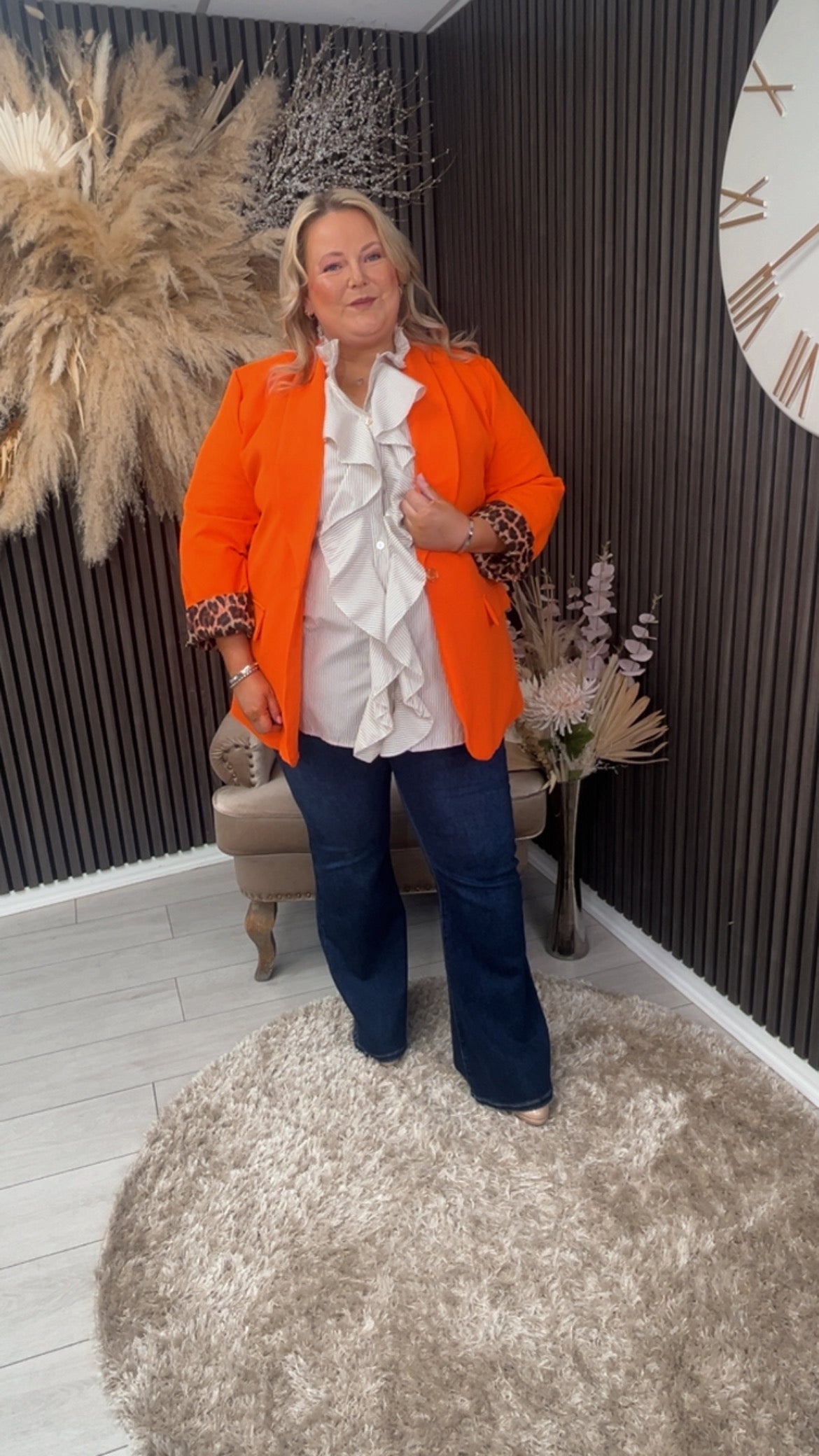 MIRA BLAZER - ORANGE