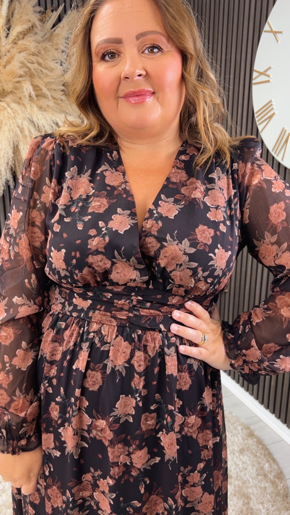 SHAUNA DRESS - PINK FLORAL