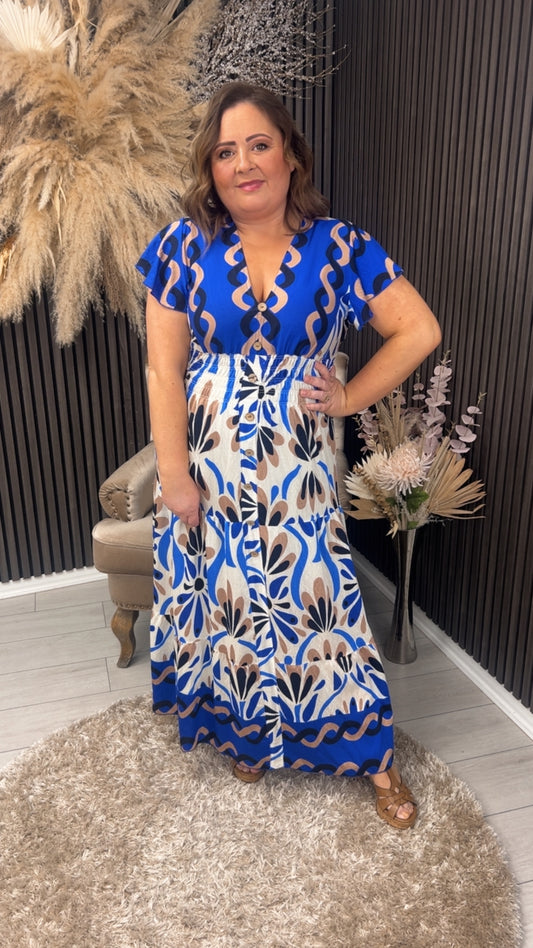 SHAUNEEN DRESS - BLUE
