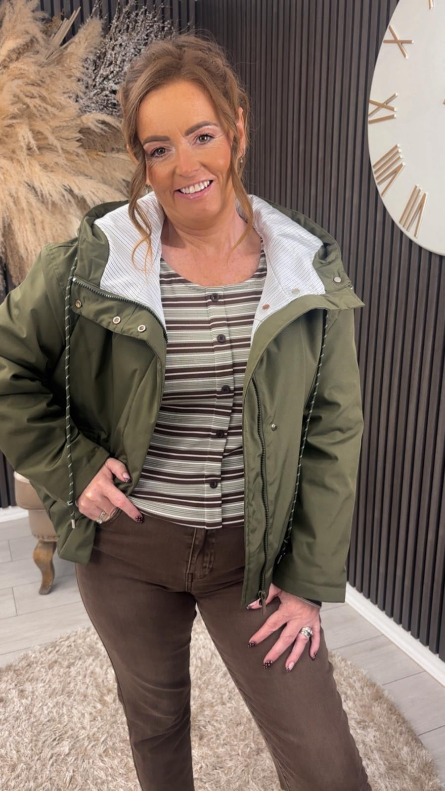 ANNETTE COAT - KHAKI