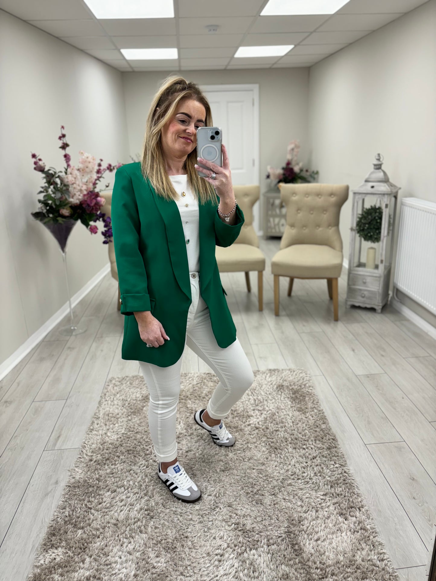 LILIAN ANNE BLAZER - GREEN