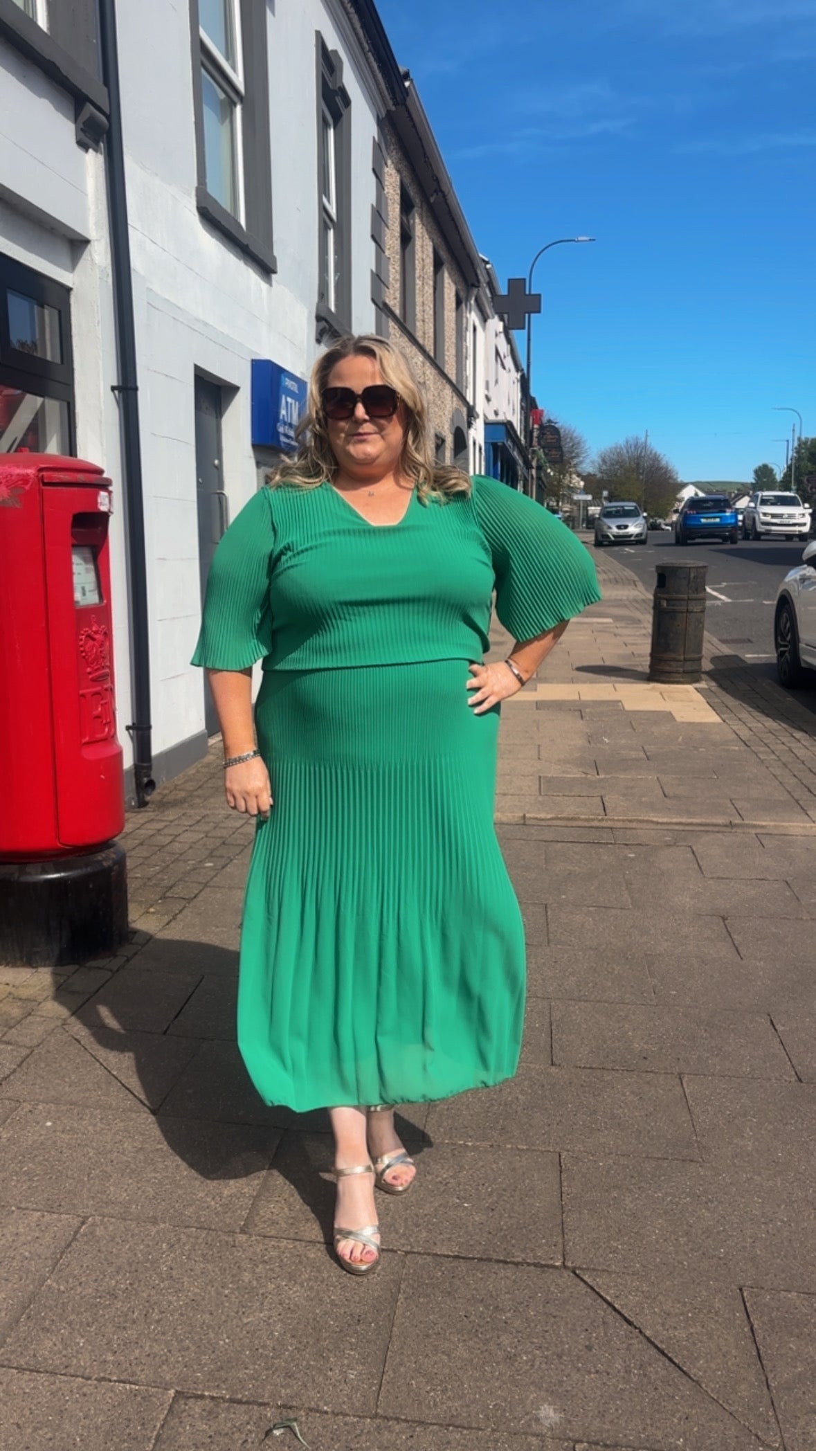 STACEY DRESS - GREEN
