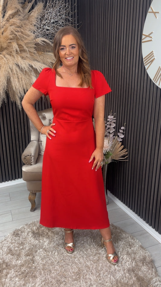 VALENTINA DRESS - RED