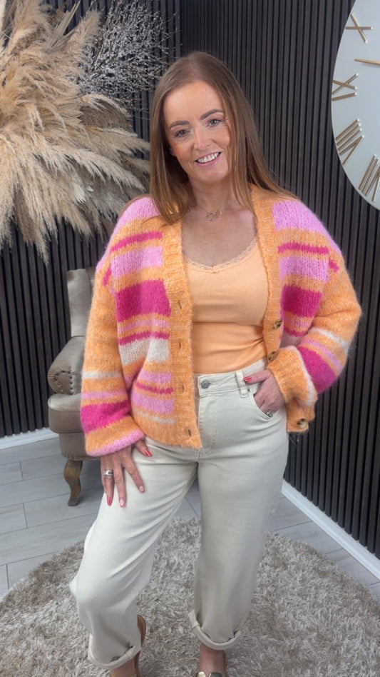 BROOKE CARDIGAN - ORANGE