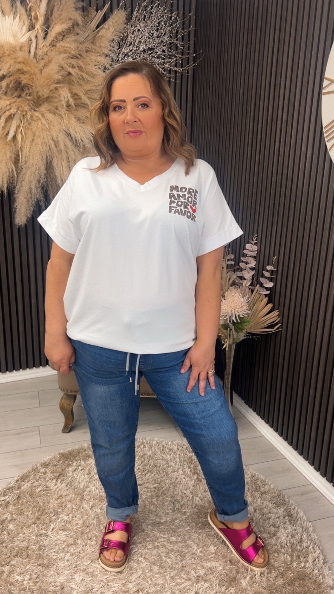ROSIE T-SHIRT - ANIMAL PRINT